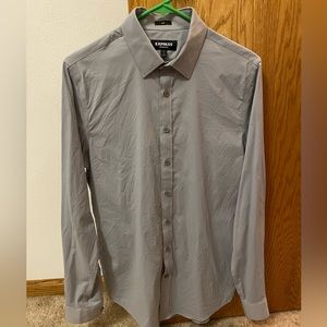 Express Men’s Performance Long Sleeve Dress Shirt